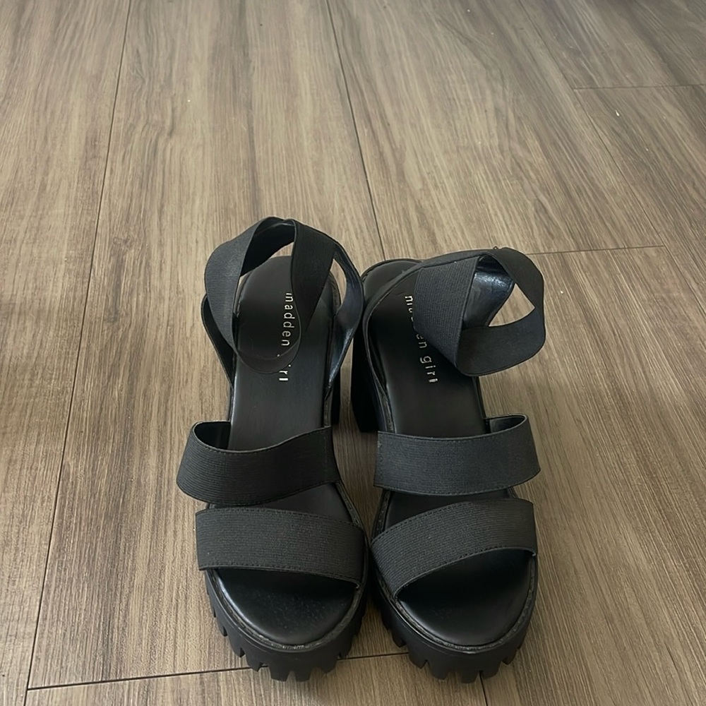 Black Platform heels